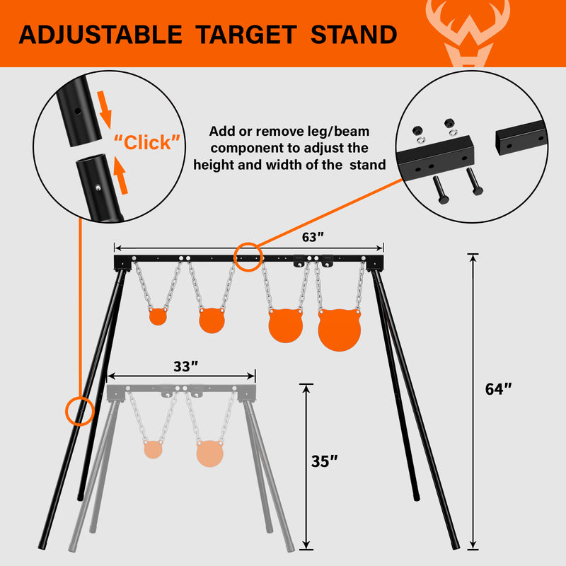 Load image into Gallery viewer, B001 Stand Complete Target System 34
