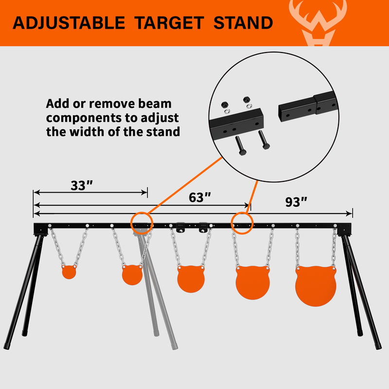 Load image into Gallery viewer, B001 Stand Complete Target System 45
