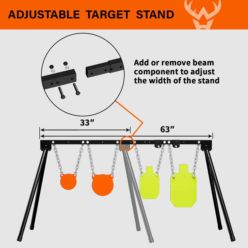 Load image into Gallery viewer, B001 Stand Complete Target System 42
