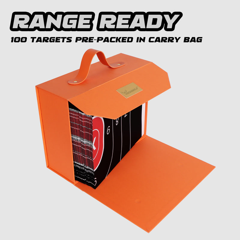 Load image into Gallery viewer, Shooting Range Silhouette Paper Target - 23X35 Inches (100 Pack, White &amp; Black)
