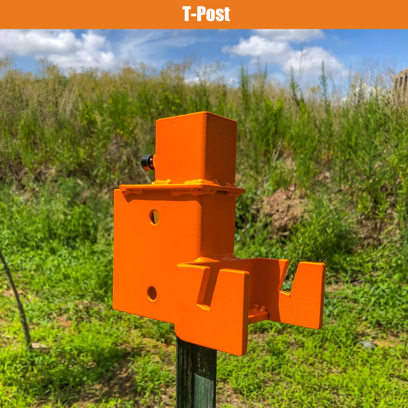 Load image into Gallery viewer, 2x4 &amp; T-Post Target Hanger, Target Mount Bracket - Only for 12&quot; X 20&quot; X 3/8&quot; AR500 Steel Bullseye Hostage Target
