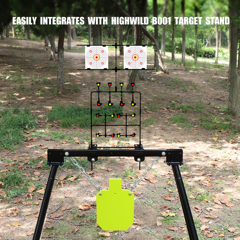 Load image into Gallery viewer, Multi-Shot Target 3-Section Detachable with Adjustable Paper Stand
