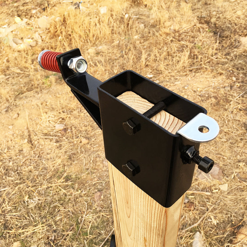 Load image into Gallery viewer, Double T-Shaped Base Stand + 2X4 Target Hanger
