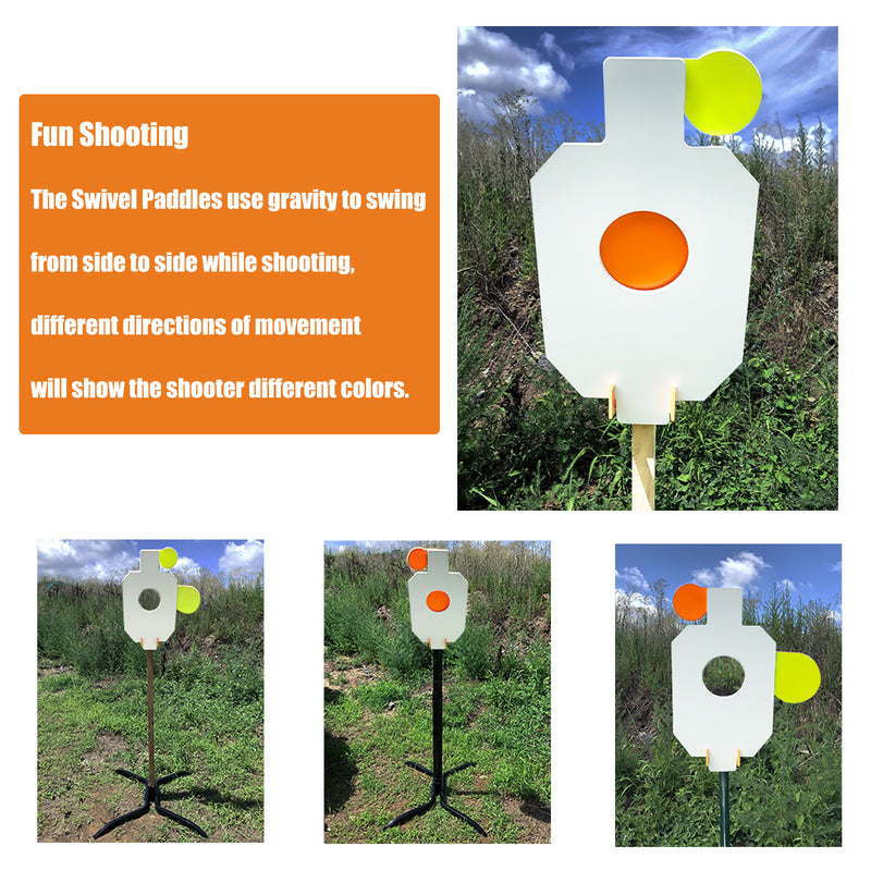 Load image into Gallery viewer, 2x4 &amp; T-Post Target Hanger, Target Mount Bracket - Only for 12&quot; X 20&quot; X 3/8&quot; AR500 Steel Bullseye Hostage Target
