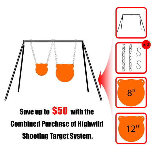 B003 Stand + Mounting Kit + 8", 12" Gong