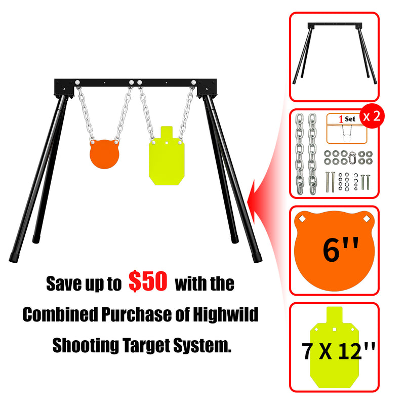 Load image into Gallery viewer, B001 Stand + Mounting Kit + 1/2&quot; Thick 6&quot; Gong, 7&quot; X 12&quot;Torso

