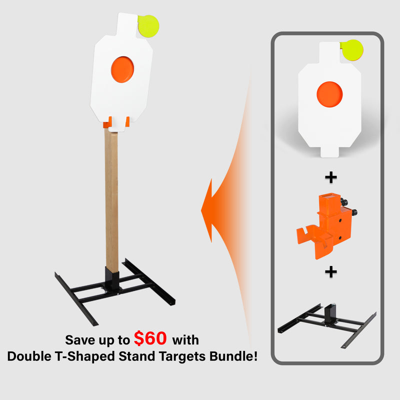 Load image into Gallery viewer, 3/8&quot; AR500 Steel 12&quot; x 20&quot; Hostage with Hanger and Stand
