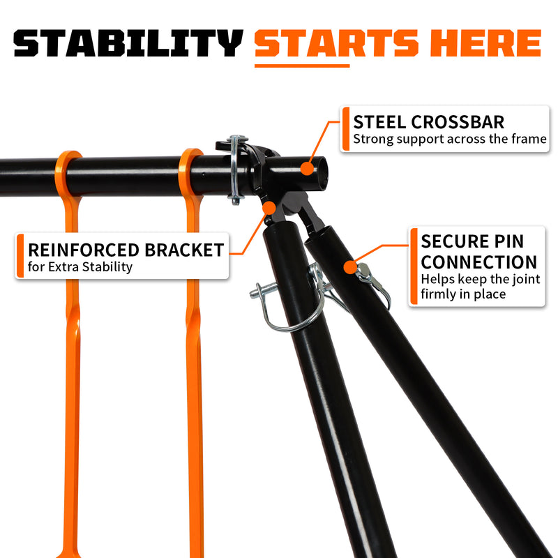 Load image into Gallery viewer, 1/4” Thick AR500 Steel Target Stand Kit -  7 Spinning Targets
