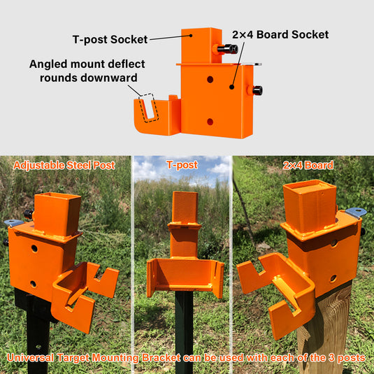 3/8" AR500 Steel 12" x 20" Hostage with Hanger and Stand