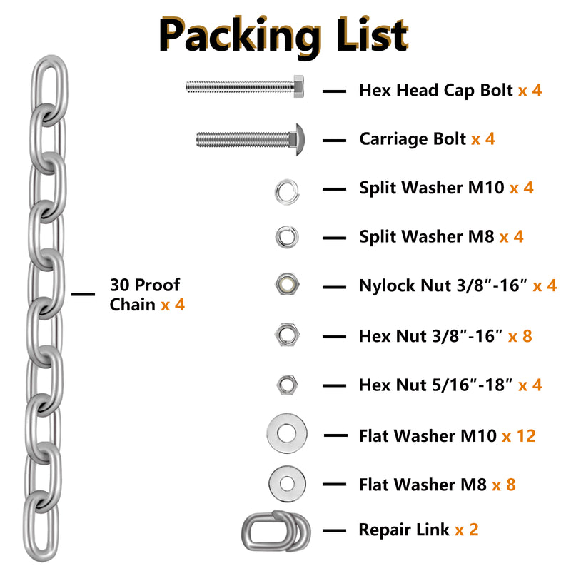 Chain Hanging Target Target Hanging Chain Mounting Kit - 2 SET – Highwild