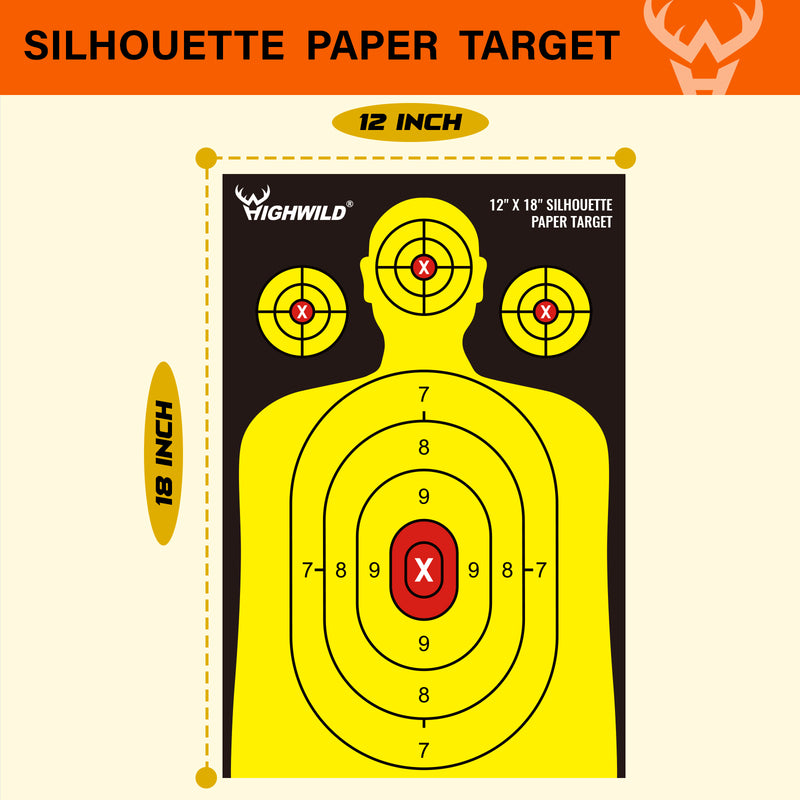 Load image into Gallery viewer, 3/8&quot; AR500 Steel Targets System 4&quot;, 6&quot;, 8&quot;  Gongs and 7&quot;x 12&quot; Silhouette with Stand, .22 Rimfire Dueling Tree and 12&quot; X 18&quot; Silhouette Paper Sheets
