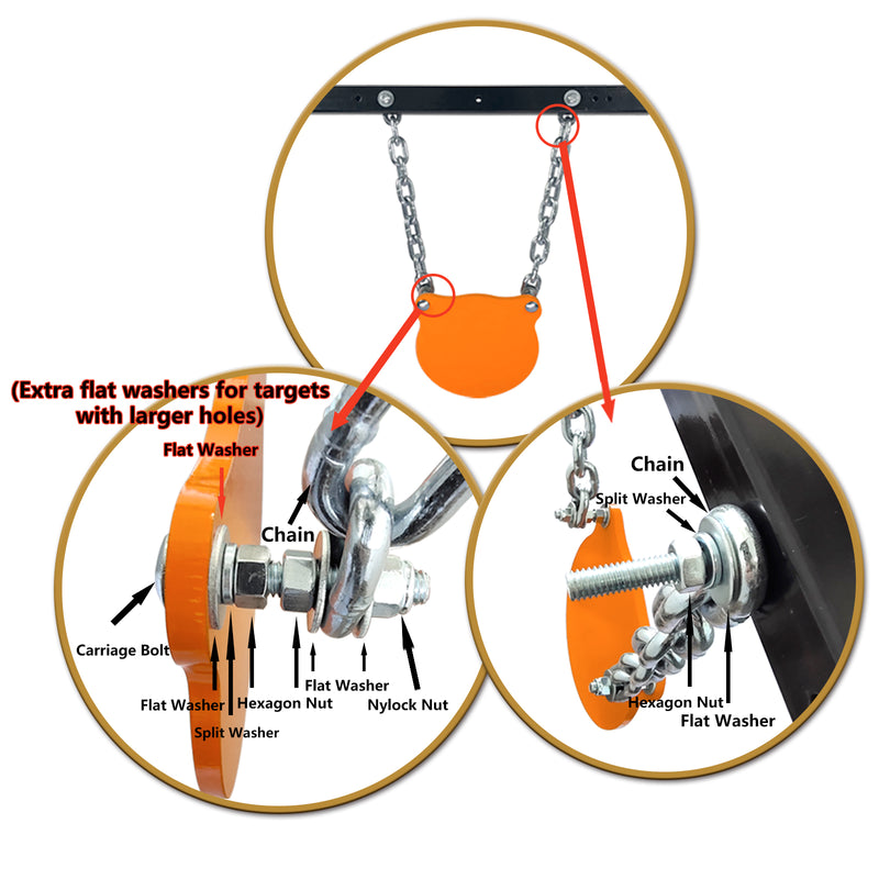 Load image into Gallery viewer, Target Hanging Chain Mounting Kit - 2 SET
