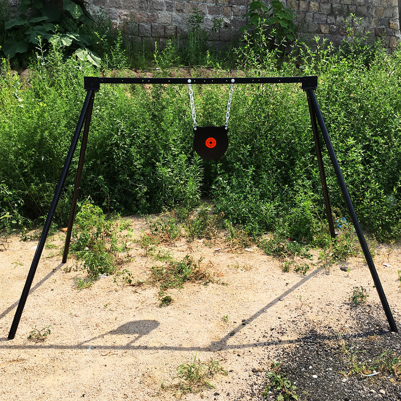 Load image into Gallery viewer, 10" X 3/8" AR500 Steel Bullseye Gong Target
