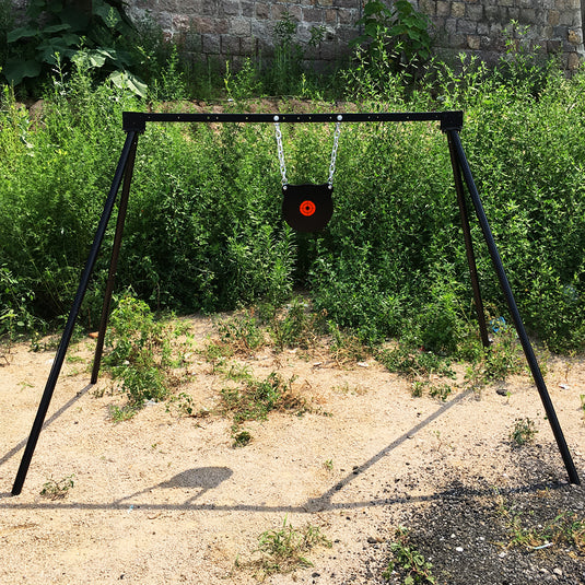 10" X 3/8" AR500 Steel Bullseye Gong Target