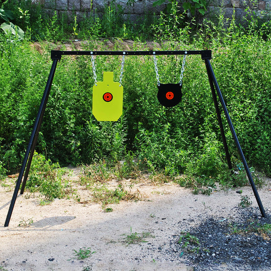 10" X 3/8" AR500 Steel Bullseye Gong Target