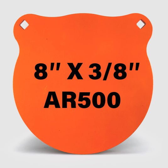 Tripod Base Stand + 2X4 Target Hanger + 3/8" Thick 8" Gong