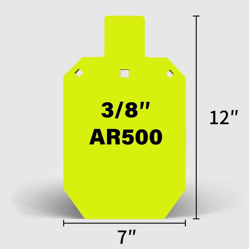 Load image into Gallery viewer, Double T-Shaped Base Stand + 2X4 Target Hanger + 3/8" Thick X 7" X 12" Torso Target
