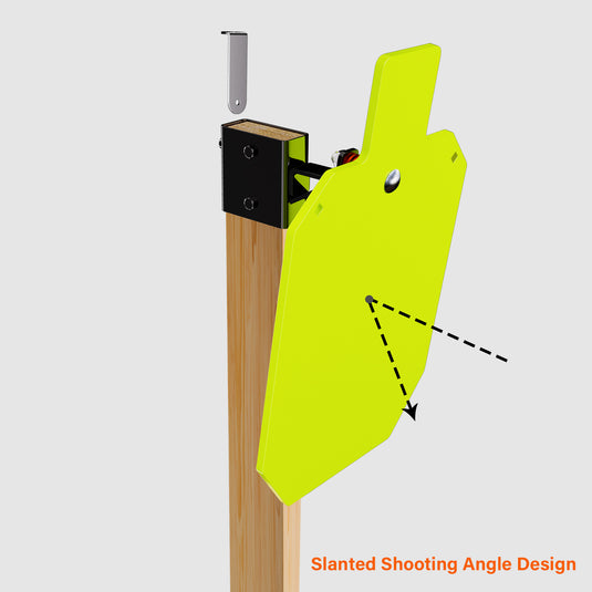 Tripod Base Stand + 2X4 Target Hanger + 3/8" Thick 12" X 20" Torso