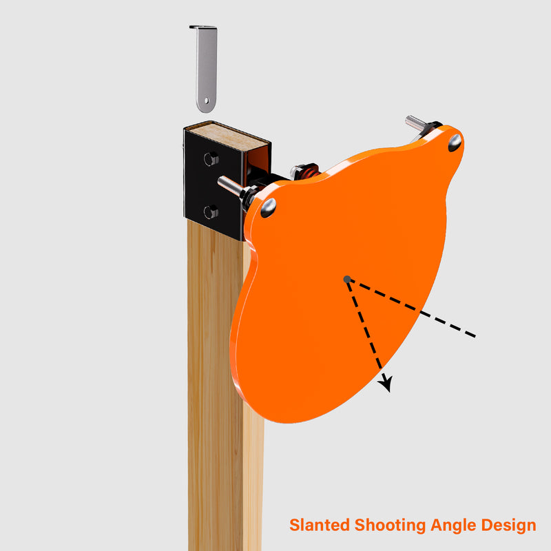 Load image into Gallery viewer, Tripod Base Stand + 2X4 Target Hanger + 3/8" Thick 12" Gong
