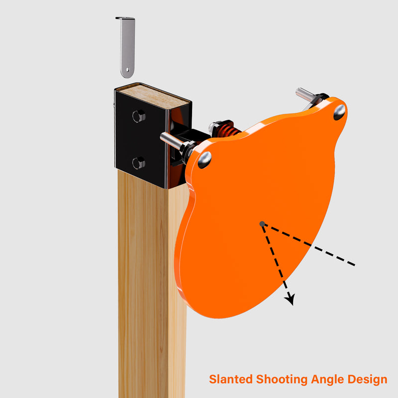 Load image into Gallery viewer, Tripod Base Stand + 2X4 Target Hanger + 3/8" Thick 10" Gong
