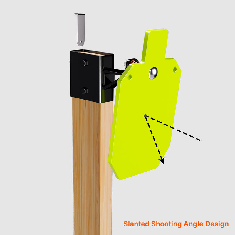 Load image into Gallery viewer, Double T-Shaped Base Stand + 2X4 Target Hanger + 3/8" Thick X 7" X 12" Torso Target
