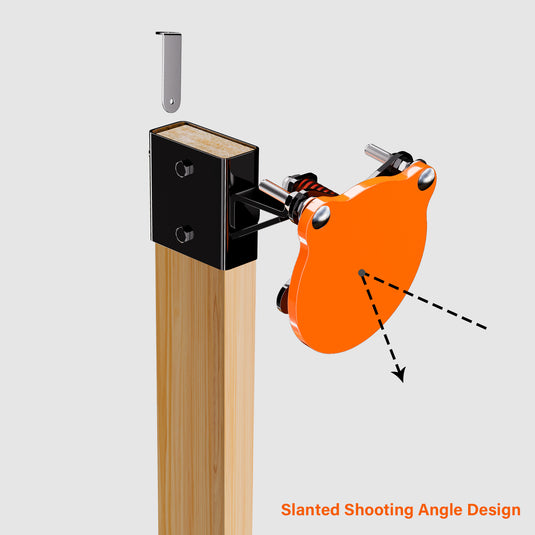 Tripod Base Stand + 2X4 Target Hanger + 3/8" Thick 6" Gong