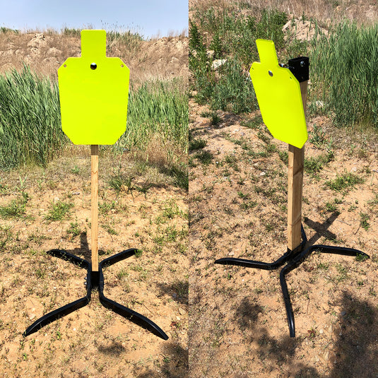 X-leg Base Stand + 2X4 Target Hanger +  3/8" Thick 12" X 20" Torso