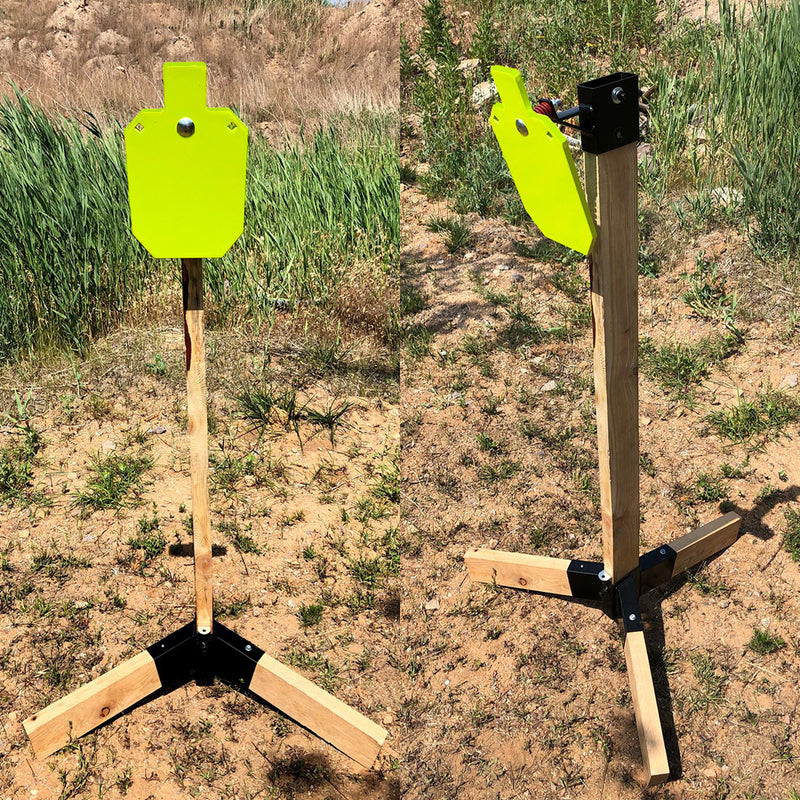 Load image into Gallery viewer, Tripod Base Stand + 2X4 Target Hanger + 3/8" Thick 7" X 12" Torso
