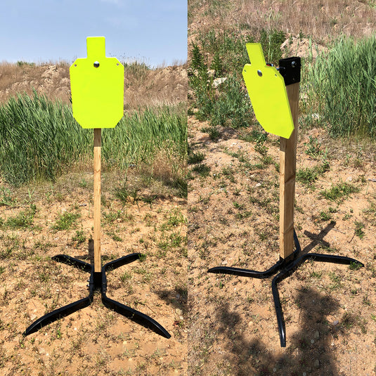 X-leg Base Stand + 2X4 Target Hanger +  3/8" Thick 10" X 16" Torso