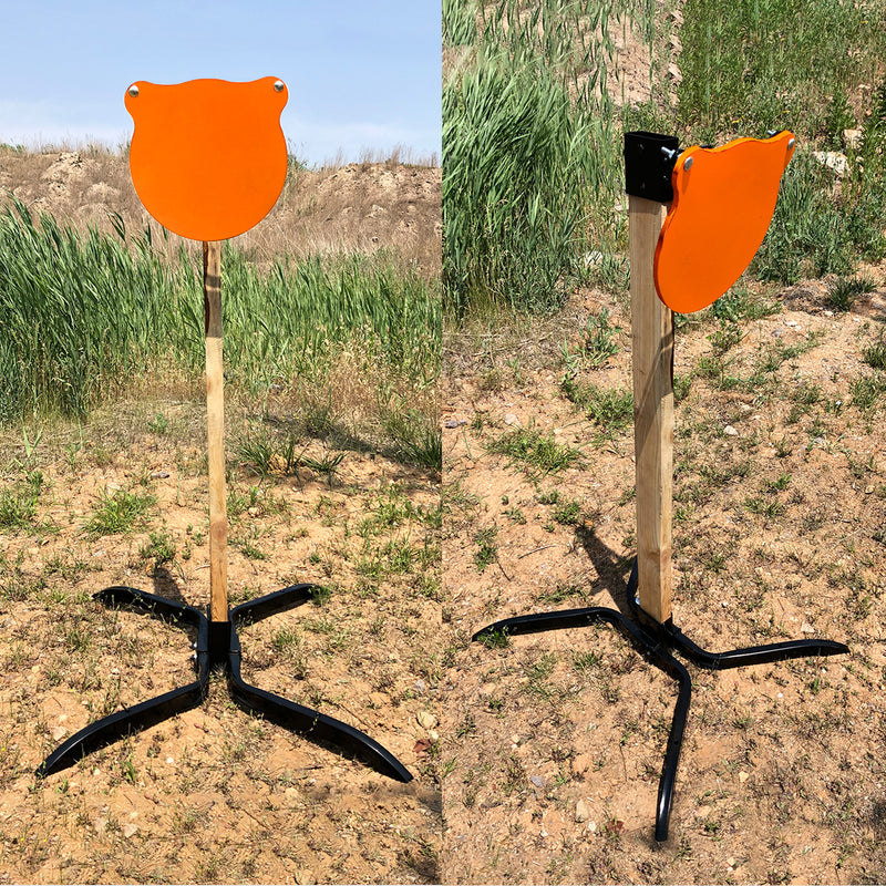 Load image into Gallery viewer, X-leg Base Stand + 2X4 Target Hanger +  3/8" Thick 12" Gong
