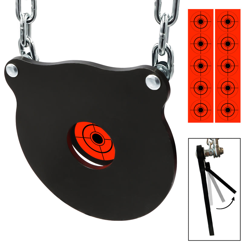 Load image into Gallery viewer, 10" X 3/8" AR500 Steel Bullseye Gong Target
