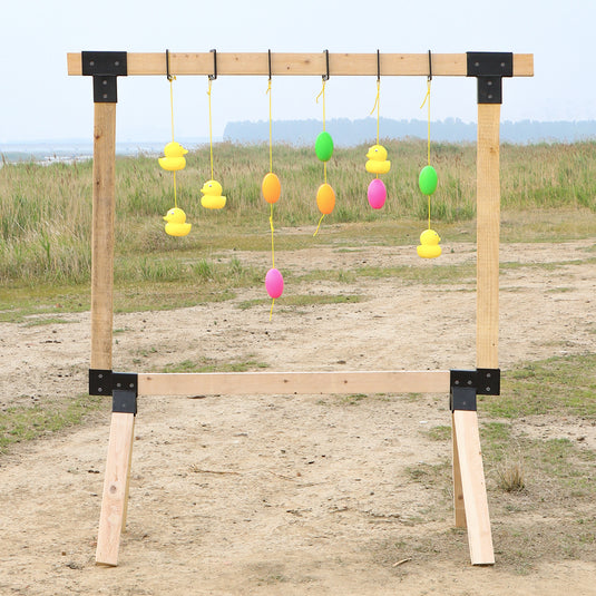 Plastic Duck & Egg Shooting Target Set (6 Ducks & 6 Eggs)