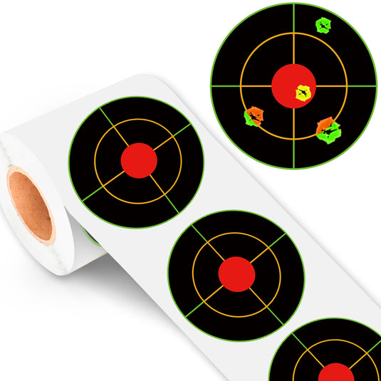 AYWFEY 200 Pcs Splatter Target Stickers, 3 pollici Air Gun Reactive Target, giallo e rosso AYWFEY 200 Pcs Splatter Target Stickers, 3 pollici Air Gun Reactive Target, giallo e rosso