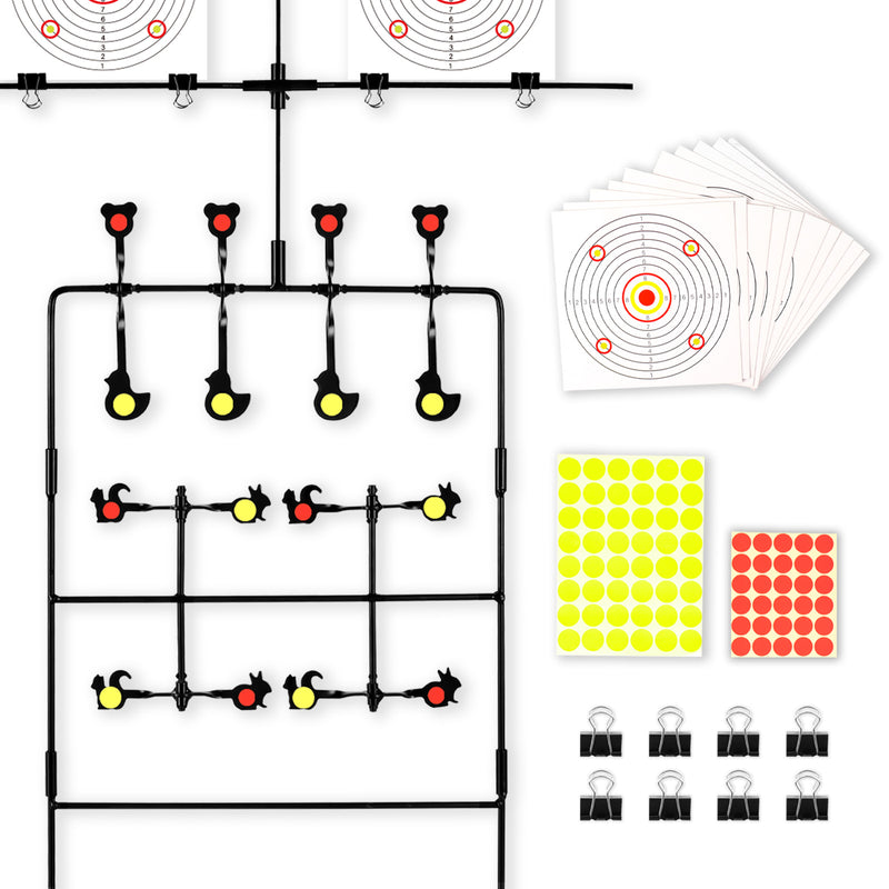 Load image into Gallery viewer, Multi-Shot Target 3-Section Detachable with Adjustable Paper Stand
