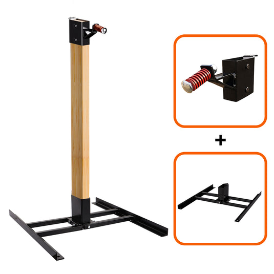 Double T-Shaped Base Stand + 2X4 Target Hanger