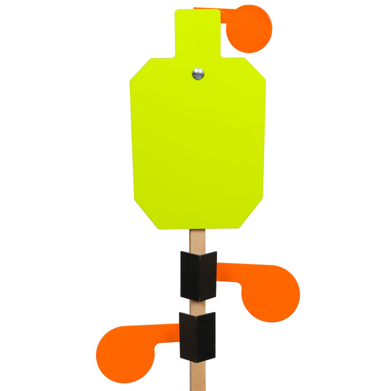 Load image into Gallery viewer, 3/8&quot; AR500 Steel 12&quot; x 20&quot; Reactive Hostage Target and 6&quot; AR500 Dueling Tree Paddles Set
