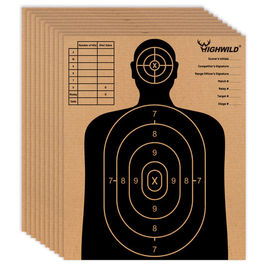 13" X 16" Cardboard Targets - Pack of 25