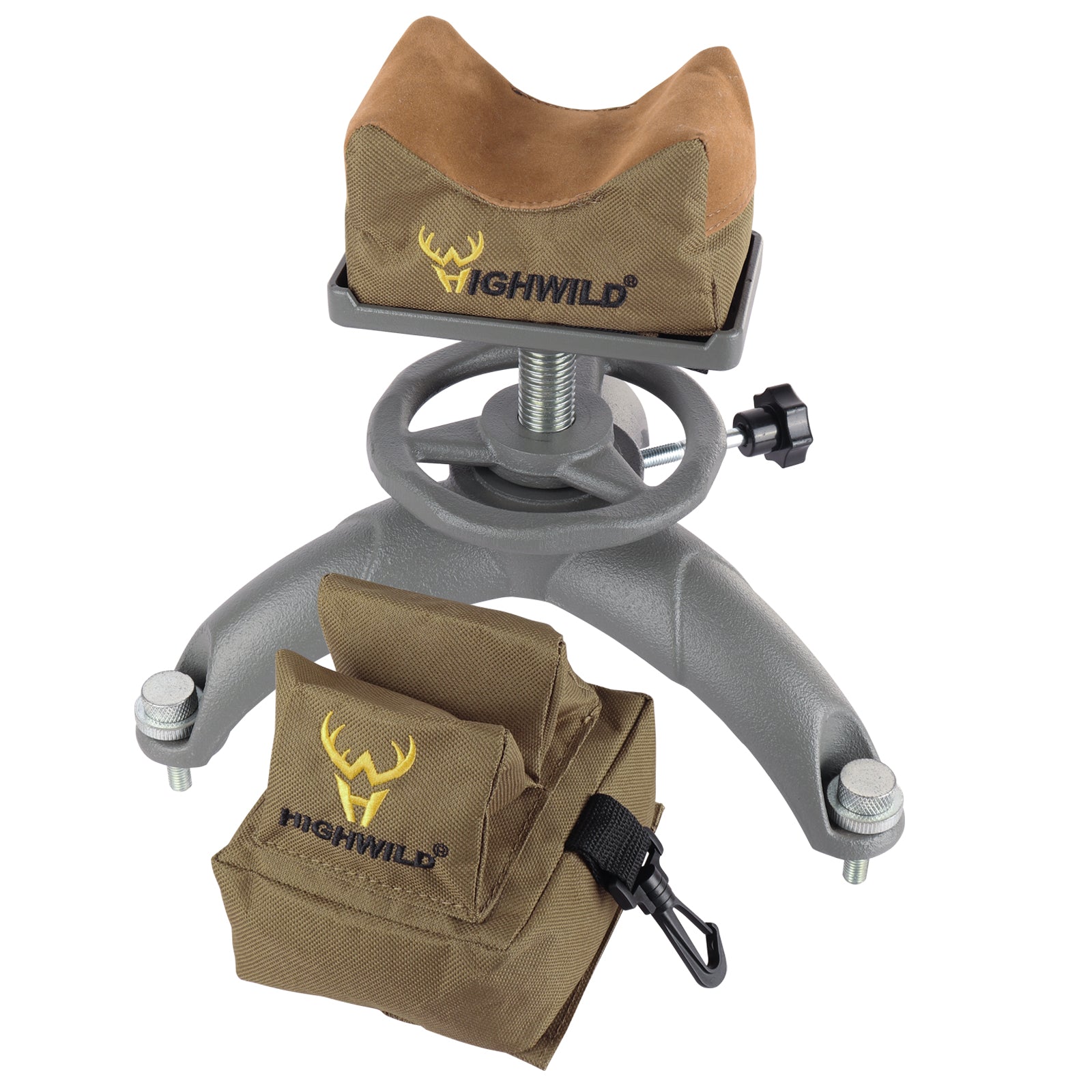 Adjustable Iron Shooting Rest System | Front and Rear Rest Bag – Highwild