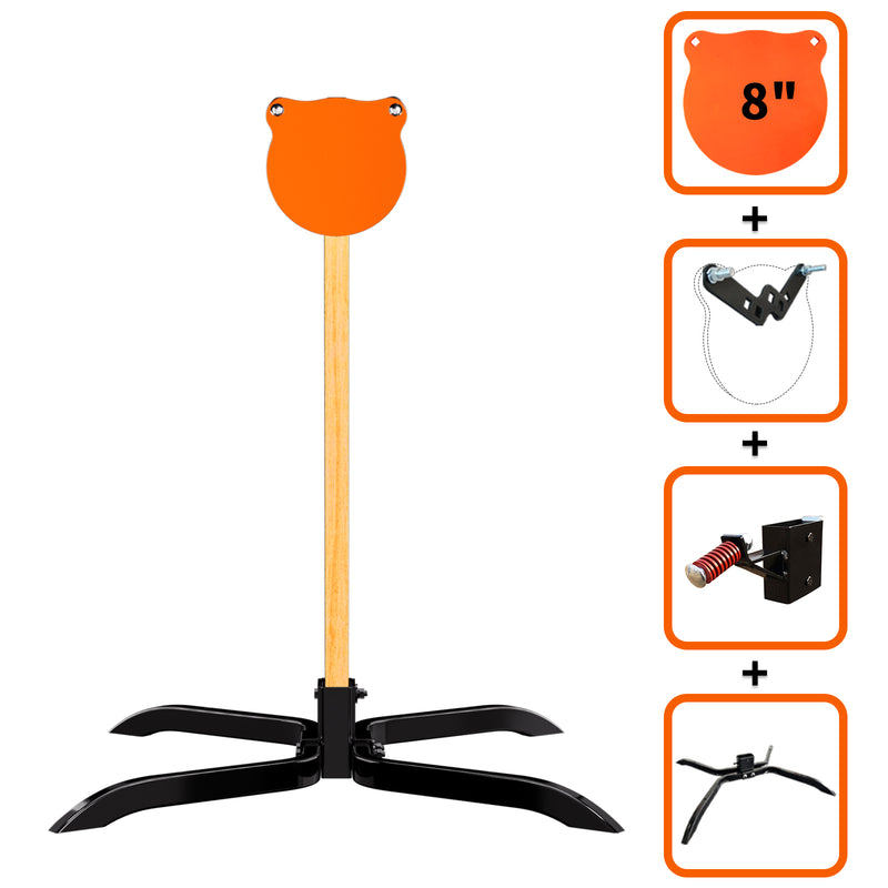 Load image into Gallery viewer, X-leg Base Stand + 2X4 Target Hanger +  3/8" Thick 8" Gong
