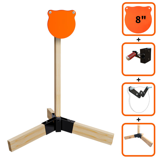 Tripod Base Stand + 2X4 Target Hanger + 3/8