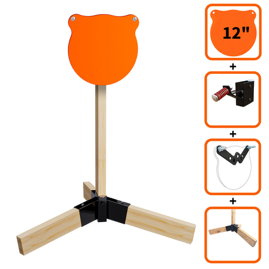 Tripod Base Stand + 2X4 Target Hanger + 3/8
