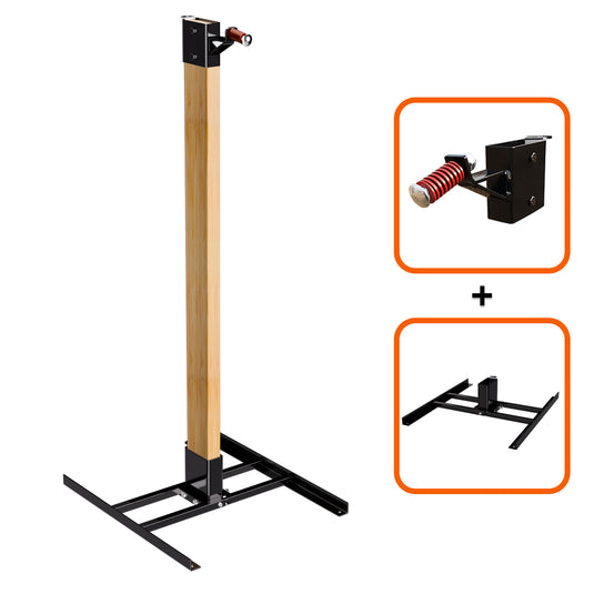 Double T-Shaped Base Stand + 2X4 Target Hanger