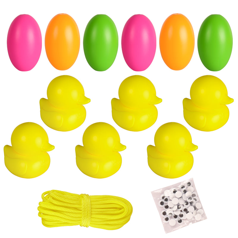 Load image into Gallery viewer, Plastic Duck &amp; Egg Shooting Target Set (6 Ducks &amp; 6 Eggs)
