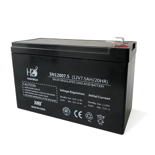 12V Rechargeable Safety Battery