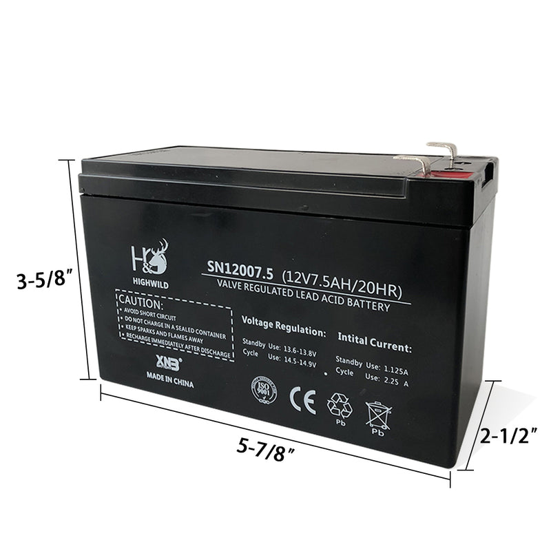 Load image into Gallery viewer, 12V Rechargeable Safety Battery
