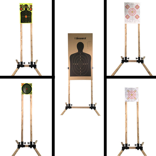 Adjustable Paper Target Stand Base - 6 PACK