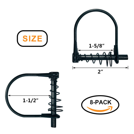 8 Pack Silent Shaft Locking Pin