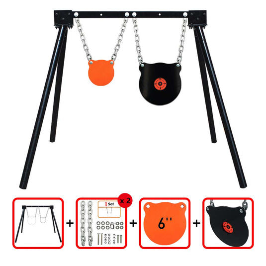 B001 Stand + Mounting Kit + 6" Gong, 10" Bullseye Gong