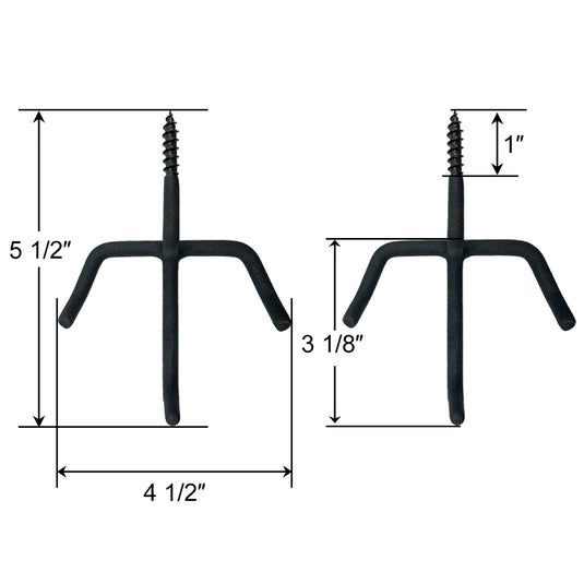 3 Pack Bow & Gear Holder - Triple Hook