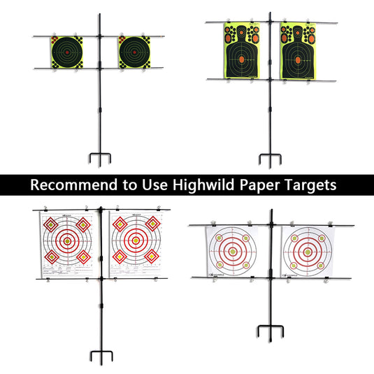 Adjustable Paper Target Stand